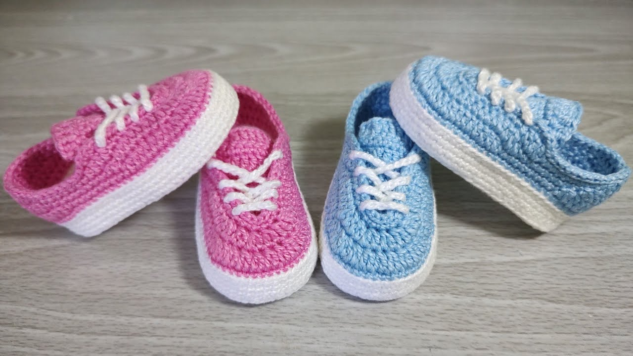 Linha Anne Sapatinho De Bebe Croche ...