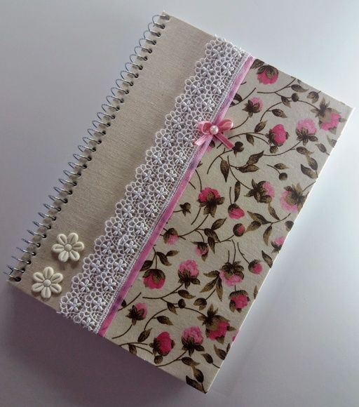 Caderno Forrado com Tecido - DIY e ...