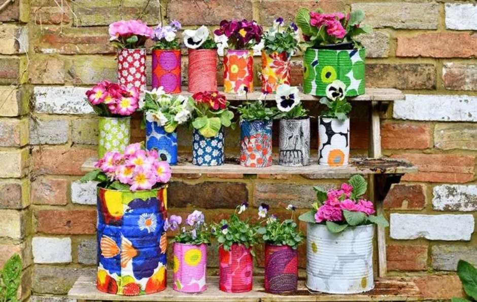 Jardins reciclados são a nova tendência ...