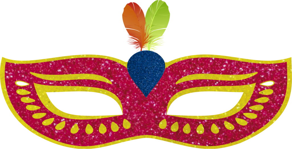 Painel Carnaval Máscara EVA Glitter ...