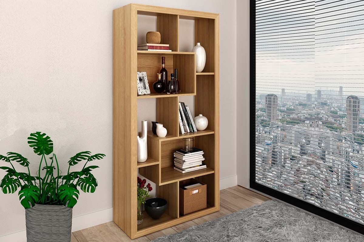 Estante p/ Sala E1712 c/ 2 Nichos ...