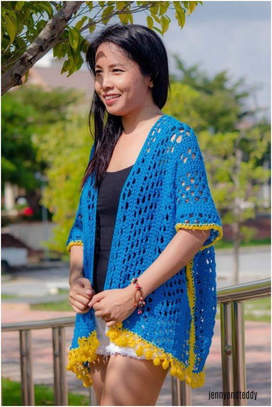 Kimono de crochê