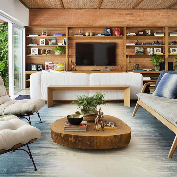 Sala Rústica | Inspire-se com 40 ...