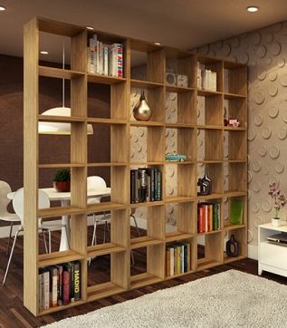 estante vazada decoração divisão de ...