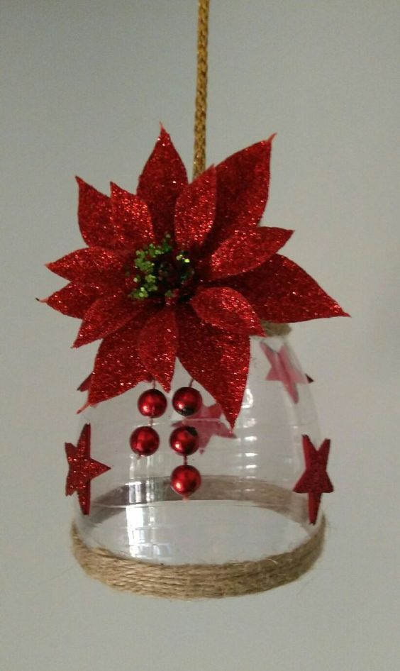 40 Enfeites de Natal com Garrafa PET