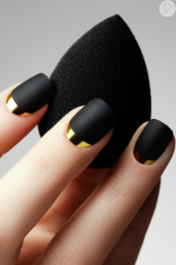 Foto: Unhas decoradas com efeito matte ...