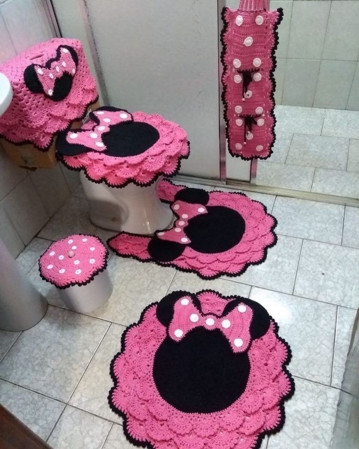 Jogo de banheiro rendado: 40 ideias ...