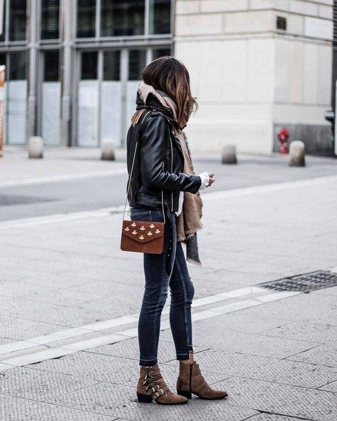 Looks com bota cano curto marrom ...