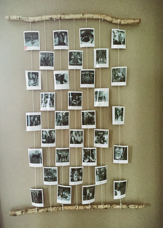 Varal de Fotos 55 Ideias: Faça Você Mesmo