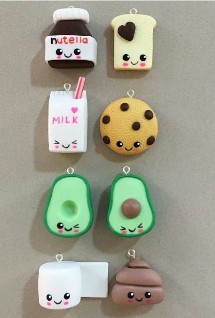 Inspiração comidinhas em Biscuit 🍫 🍬 🍭 🥯