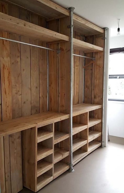 Guarda-Roupa de Pallet: 50 Modelos ...