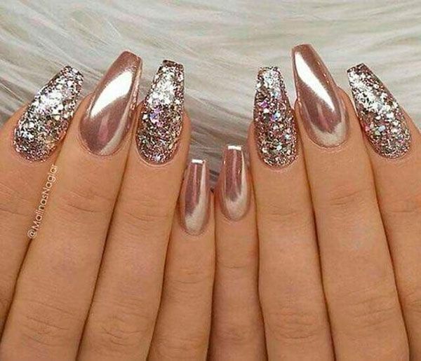 As Unhas Decoradas Com Glitter São as ...