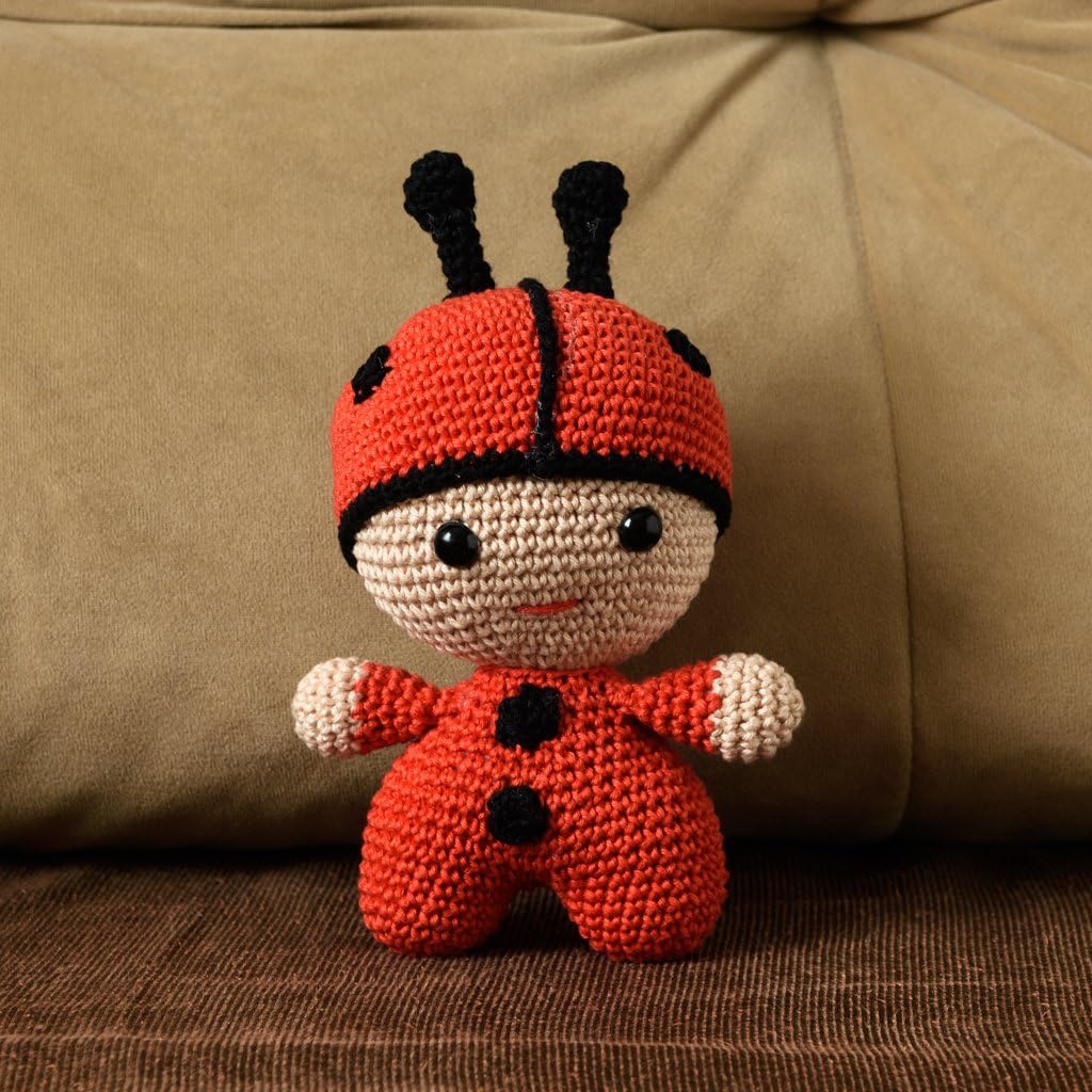 Bebê Joaninha em amigurumi | Amazon.com.br