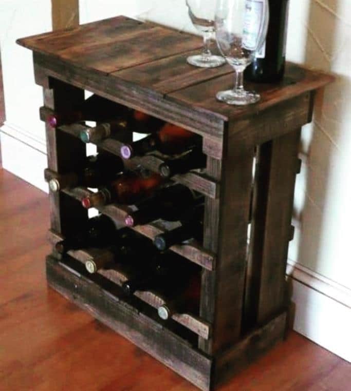 Adega de pallet simples passo a passo