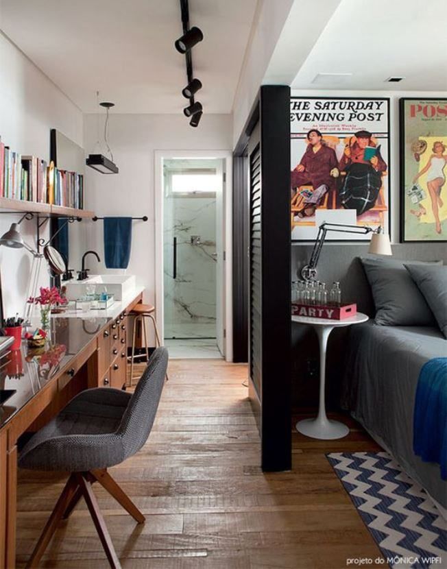 Decoração de Kitnet: veja 58 ideias ...
