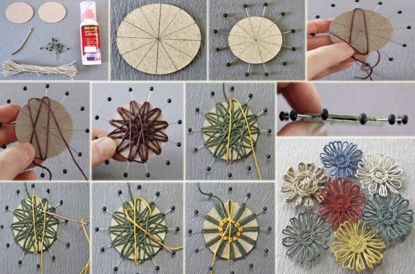 20 Ideias de artesanato com linha de ...