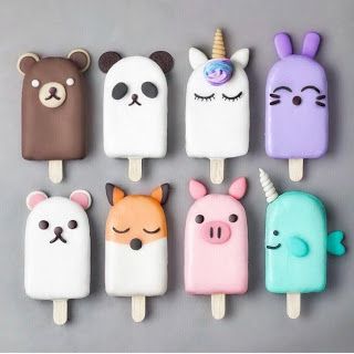 Inspiração comidinhas em Biscuit 🍫 🍬 🍭 🥯