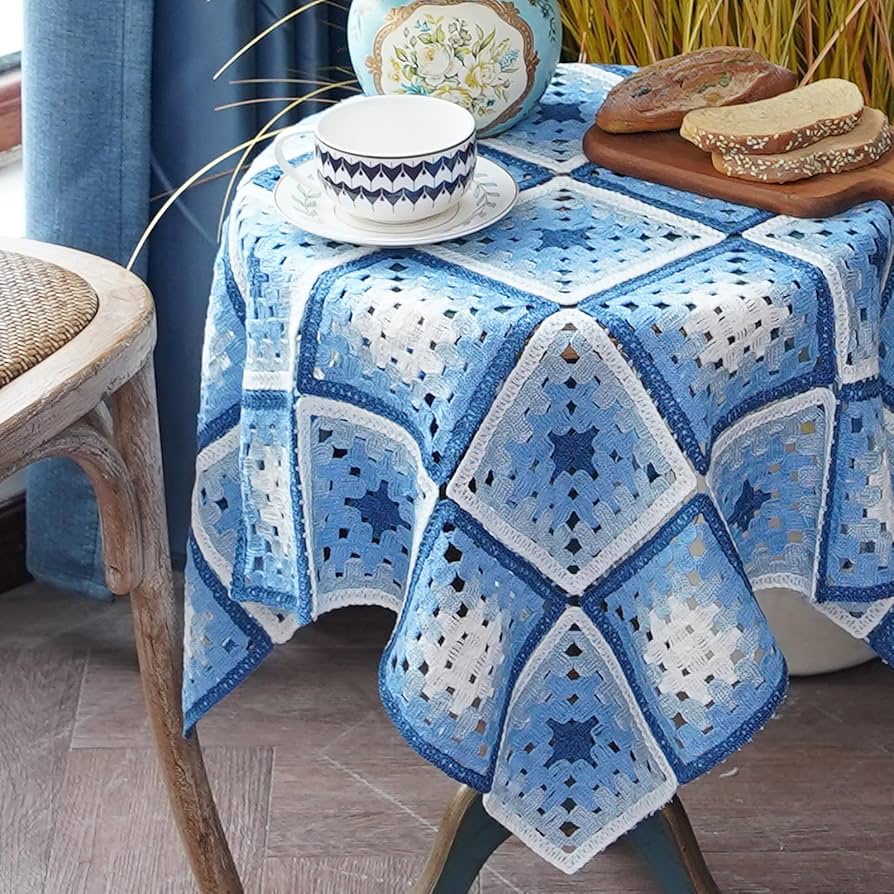 Artbloss Toalha de mesa quadrada ...