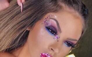 Make com glitter: passo a passo de 7 ...