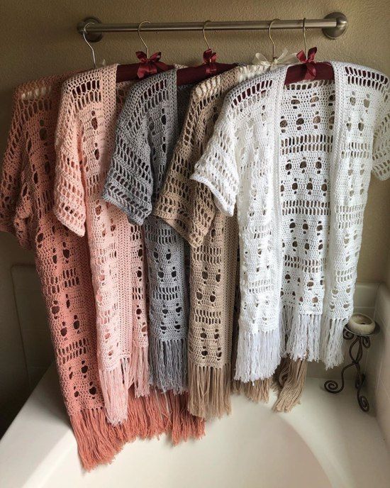 Kimono de crochê