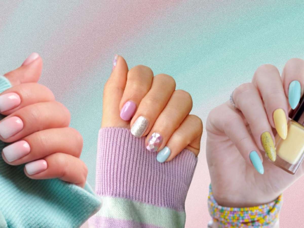Unhas decoradas em tom pastel: da ...
