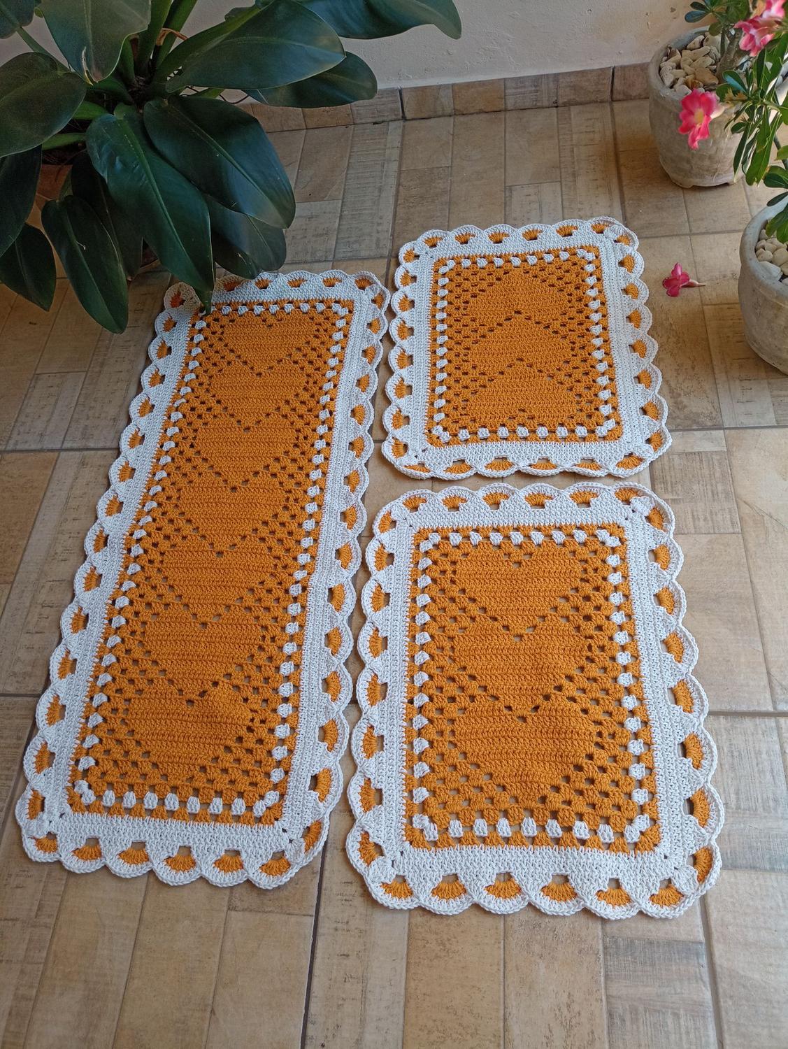 Jogo de cozinha kit3 peças tapete em ...