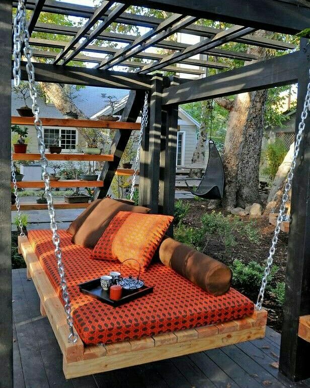 Outdoor rooms, Pallet furniture ...