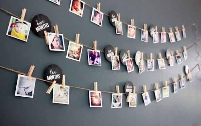 DIY | Um varal de fotos é ideal para ...