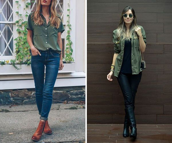 26 looks com verde militar para você se ...