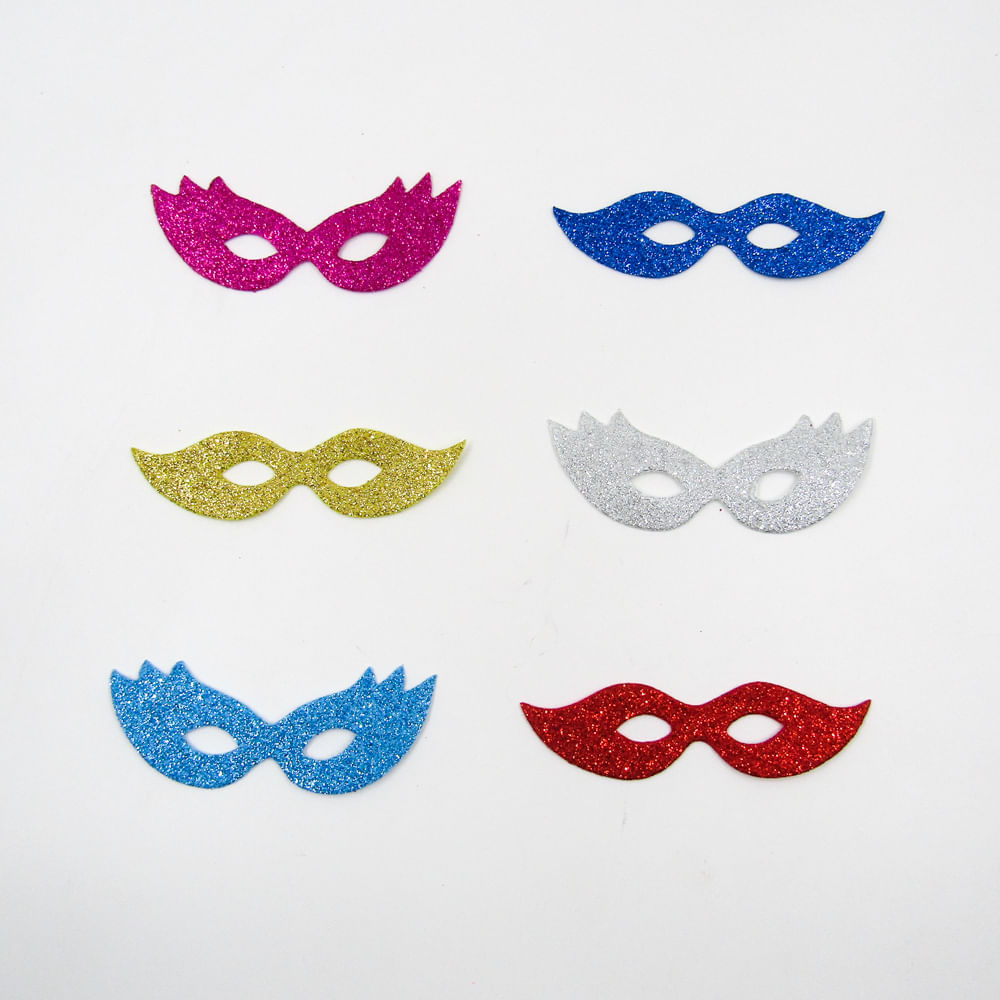 Carnaval com Glitter 9cm em EVA ...