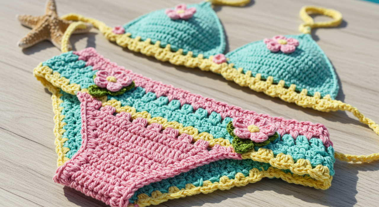 Biquínis de Crochê Infantil: Charme, Conforto e Segurança para as Pequenas Sereias
