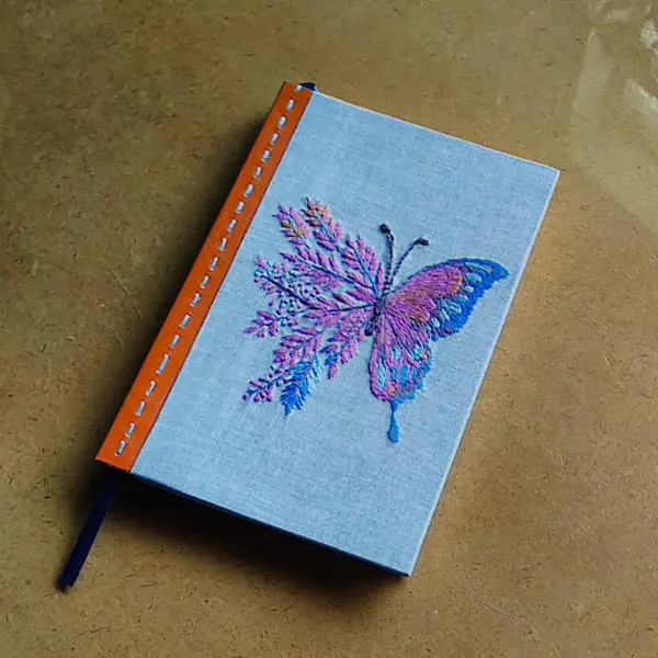 Caderno Artesanal Com Bordado Livre ...