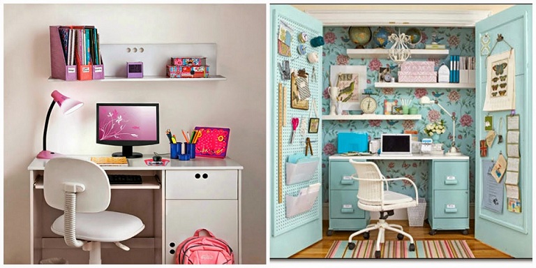 Decoração para home office feminino ...