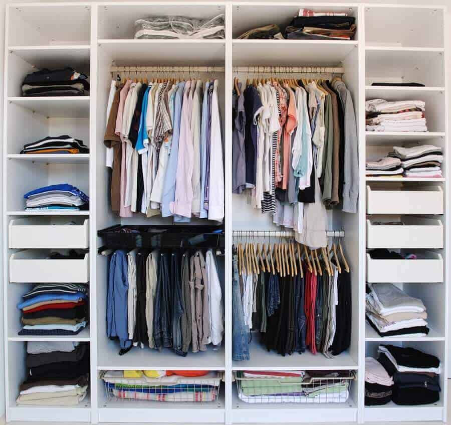 17 Dicas de Organização de Guarda Roupa ...