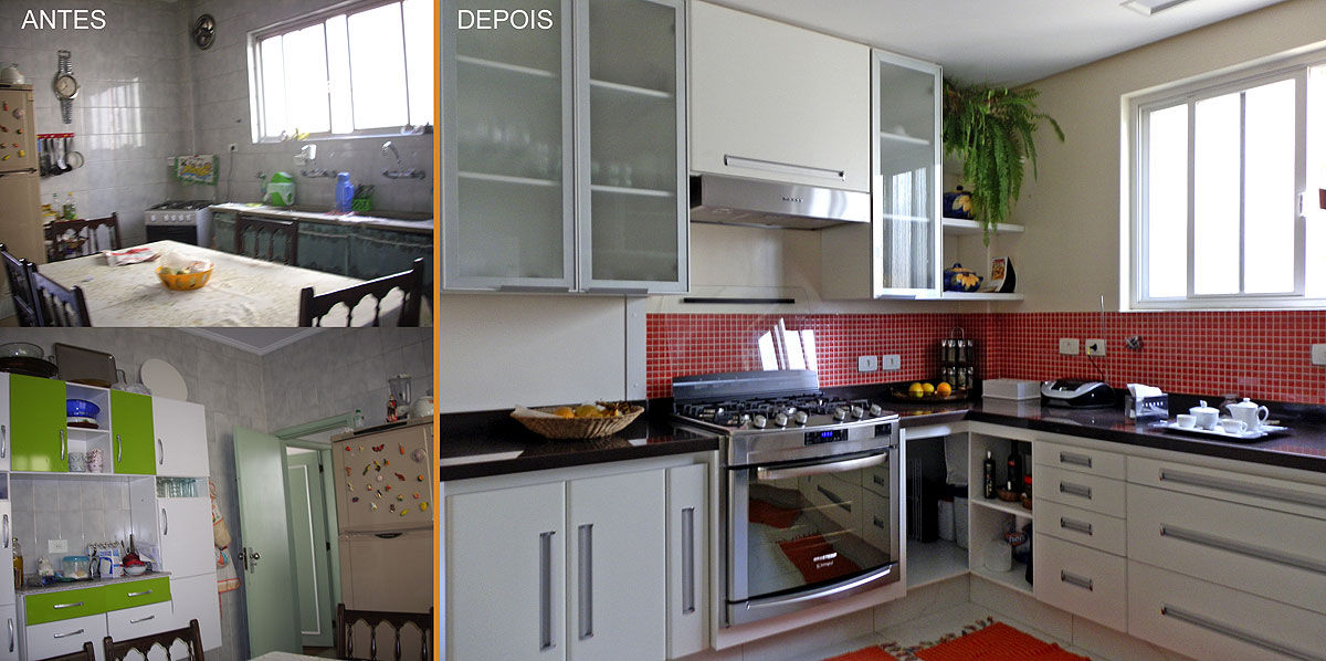 Antes e Depois: 5 cozinhas ficaram ...