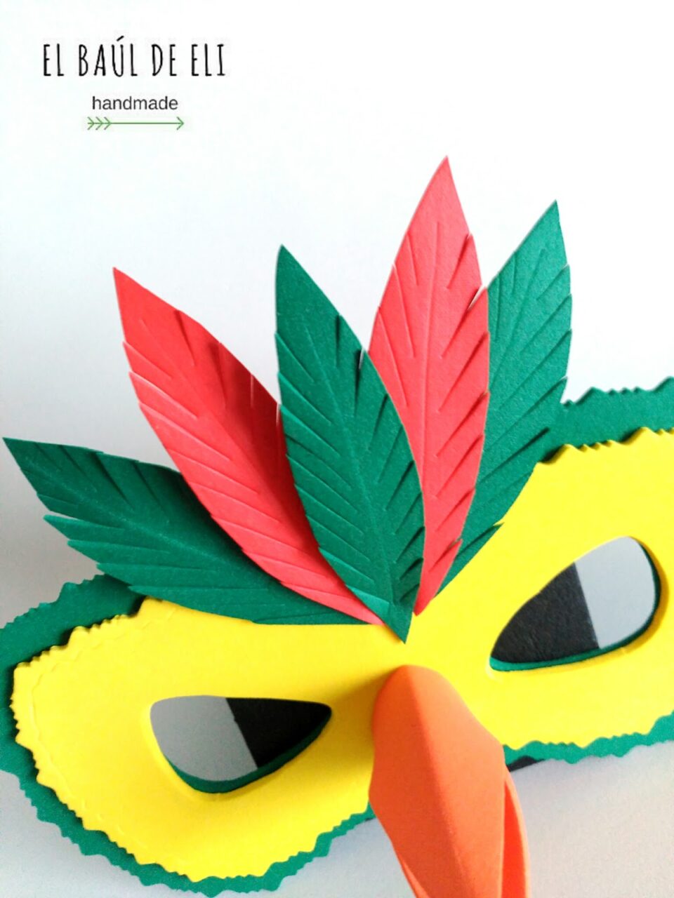 MÁSCARAS DE CARNAVAL EN GOMA EVA: DIY