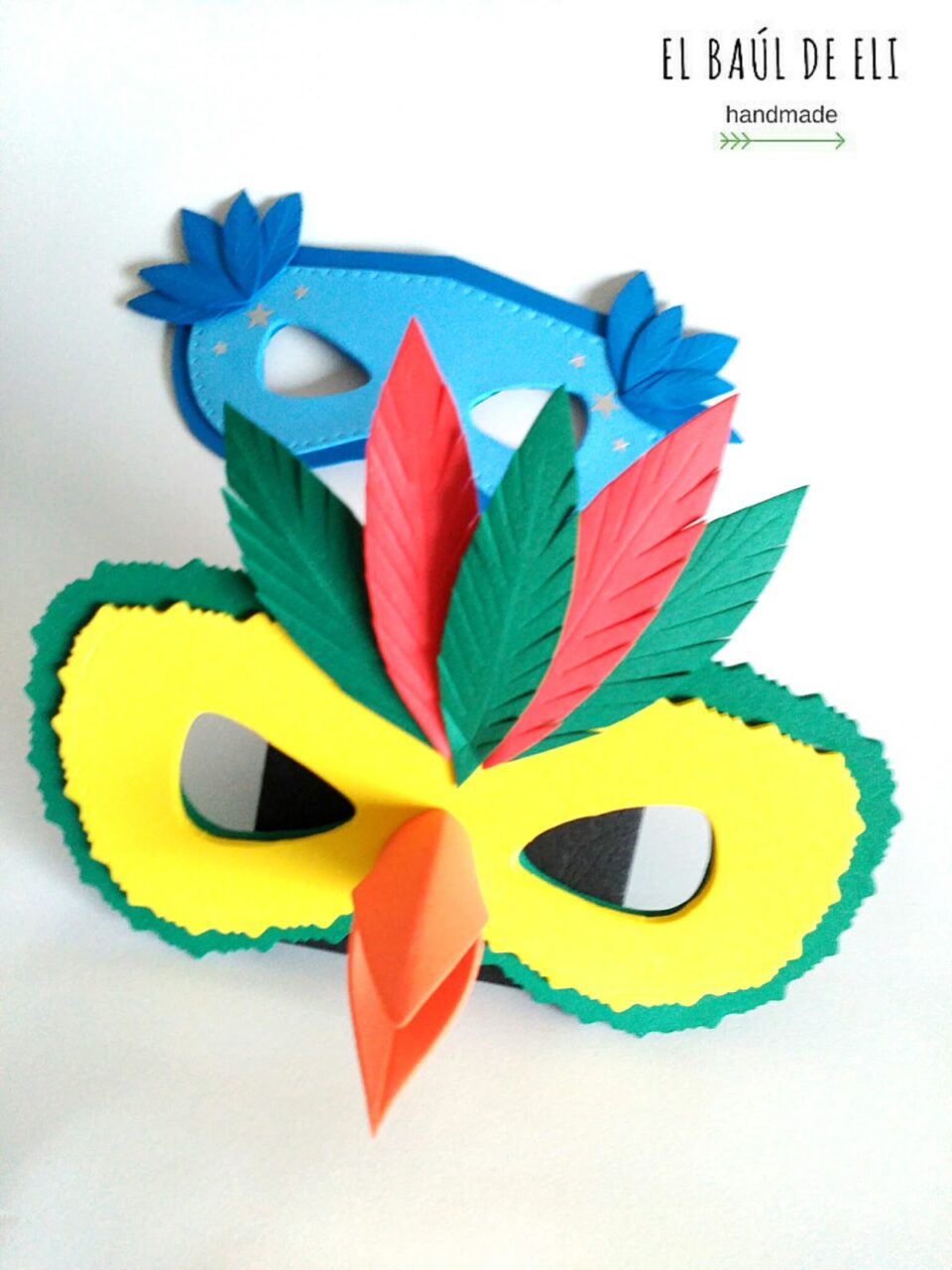 MÁSCARAS DE CARNAVAL EN GOMA EVA: DIY