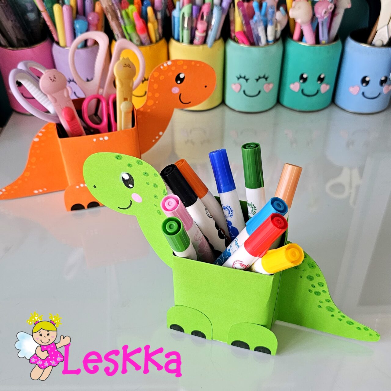 DIY - Dinossauro porta treco