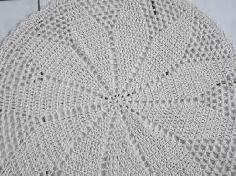 Tapete de croche redondo simples passo ...