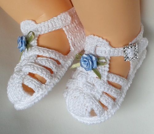 SAPATINHO DE BEBÊ de crochê: 5 Modelos ...