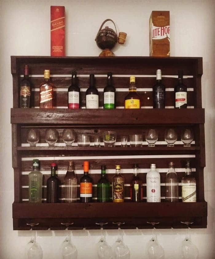 Adega de pallet simples passo a passo