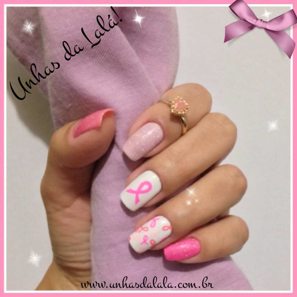 Unhas Decoradas Outubro Rosa – LARISSA ...