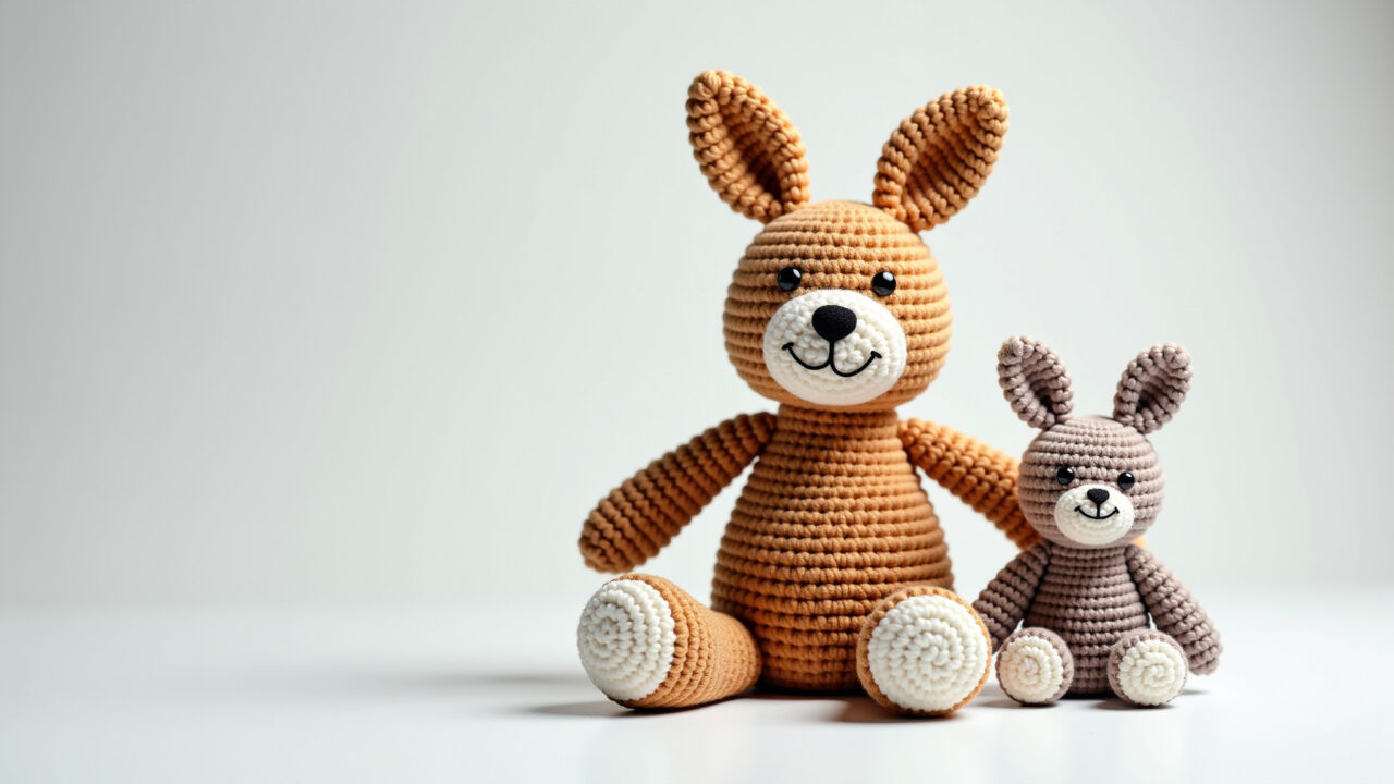 Amigurumi on a seamless white background, professional studio lighting, 8K quality, sharp focus, Amigurumi em fundo branco sem costuras, iluminação profissional.
