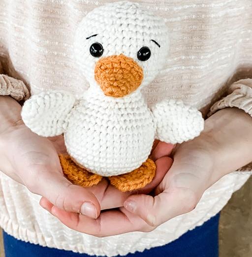 PATRON GRATIS Pato Amigurumi paso a ...