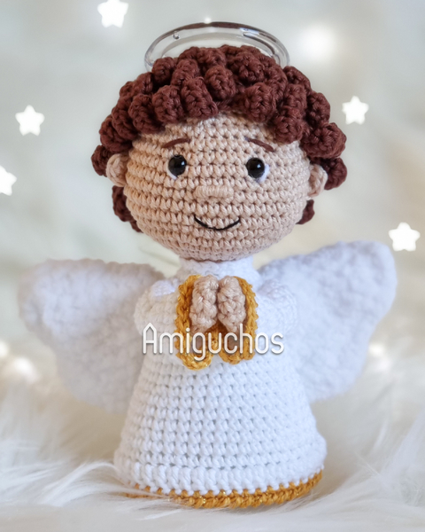 Anjo da guarda em Amigurumi