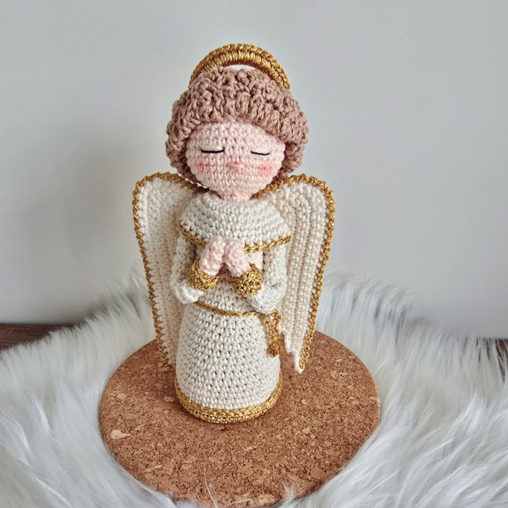 Anjo em Crochê Amigurumi - Decoração ...