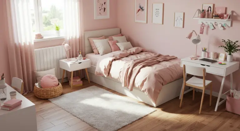 Quarto Pequeno Feminino: 15 Truques para Ampliar