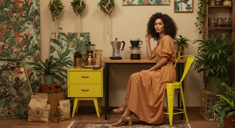Ideia de Decoração de Cantinho do Café em Casa