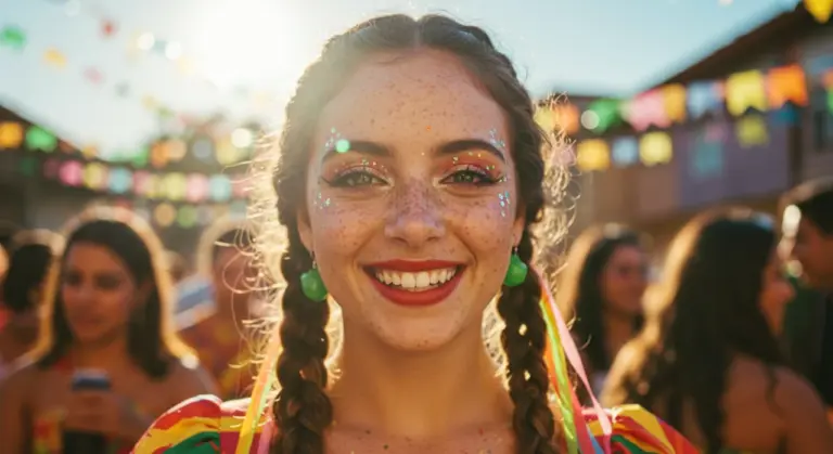 Maquiagem para Festa Junina: 15 Ideias Divertidas e Coloridas