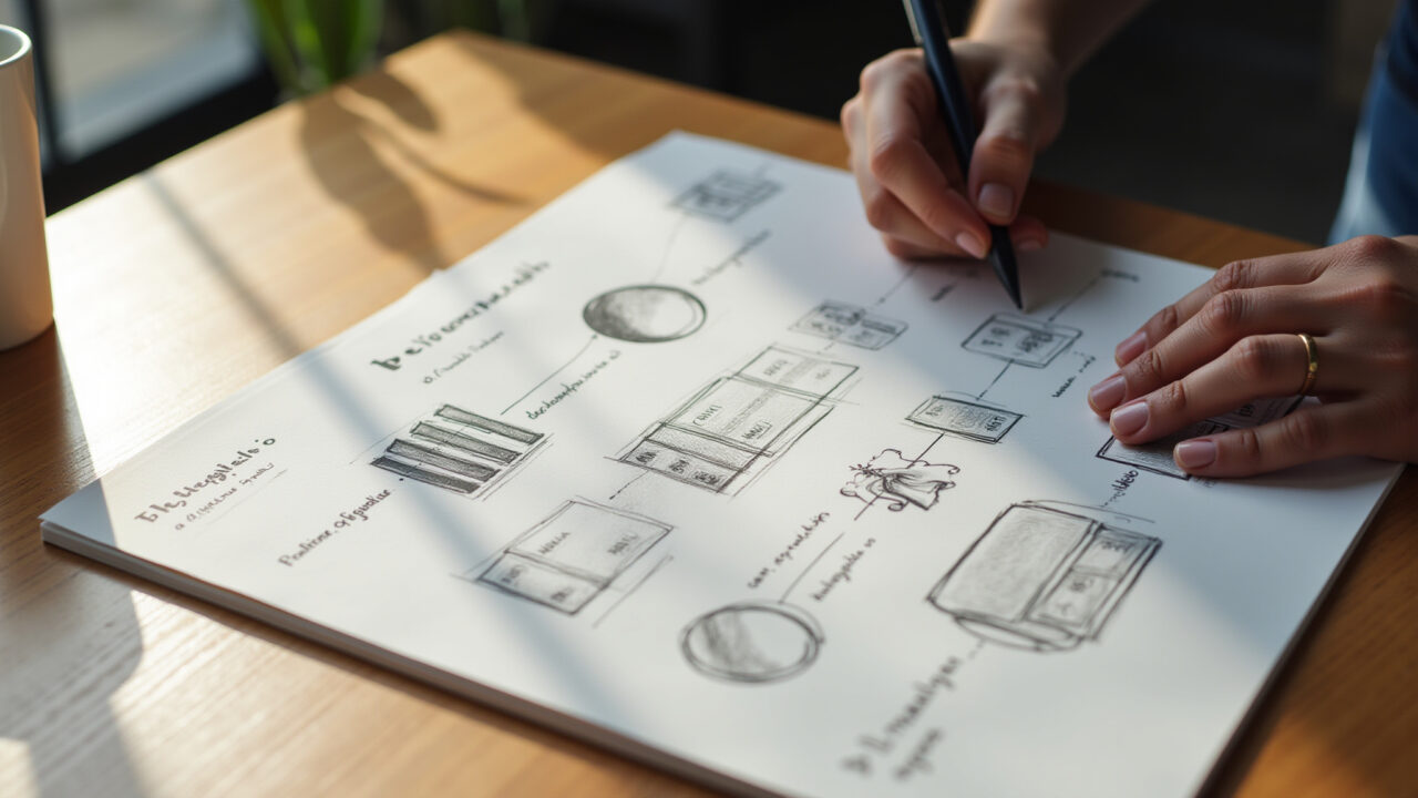 Agenda de encomendas simples para artesã iniciante.